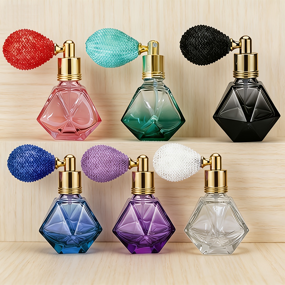 Luxury Skincare Aesthetic - ขวดสเปรย์เครื่องสำอางแบบ Air-Cushion 1 ชิ้น, ขวดสเปรย์แก้ว, สไตล์หรูหราและสง่างาม,