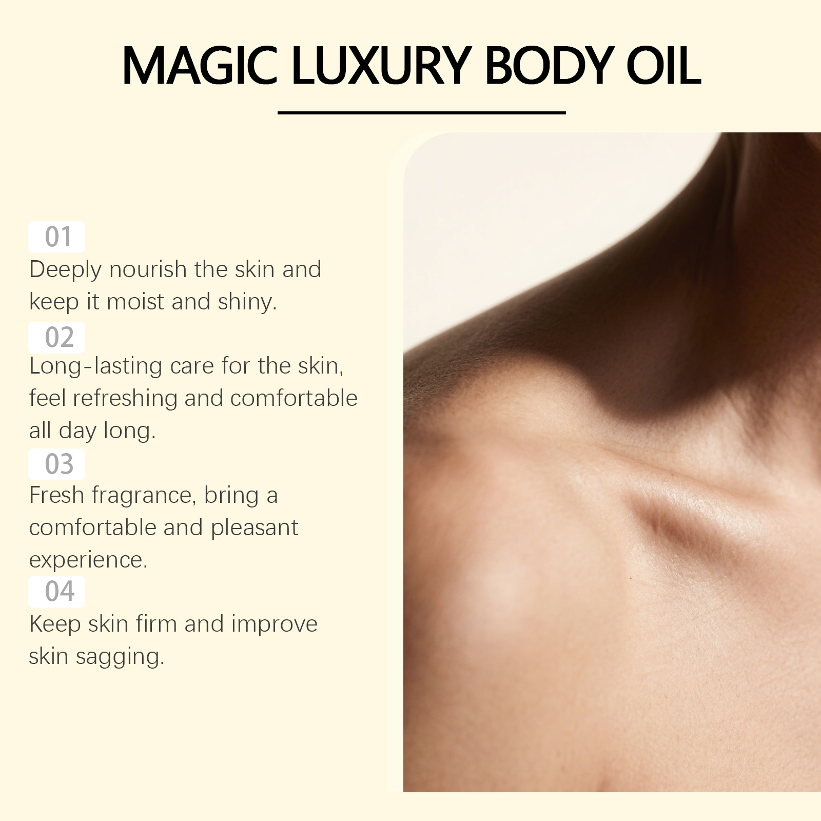น้ำมันบำรุงผิวหรูหรา Magic Bod - Luxury Skincare Oil บทวิจารณ์และราคา