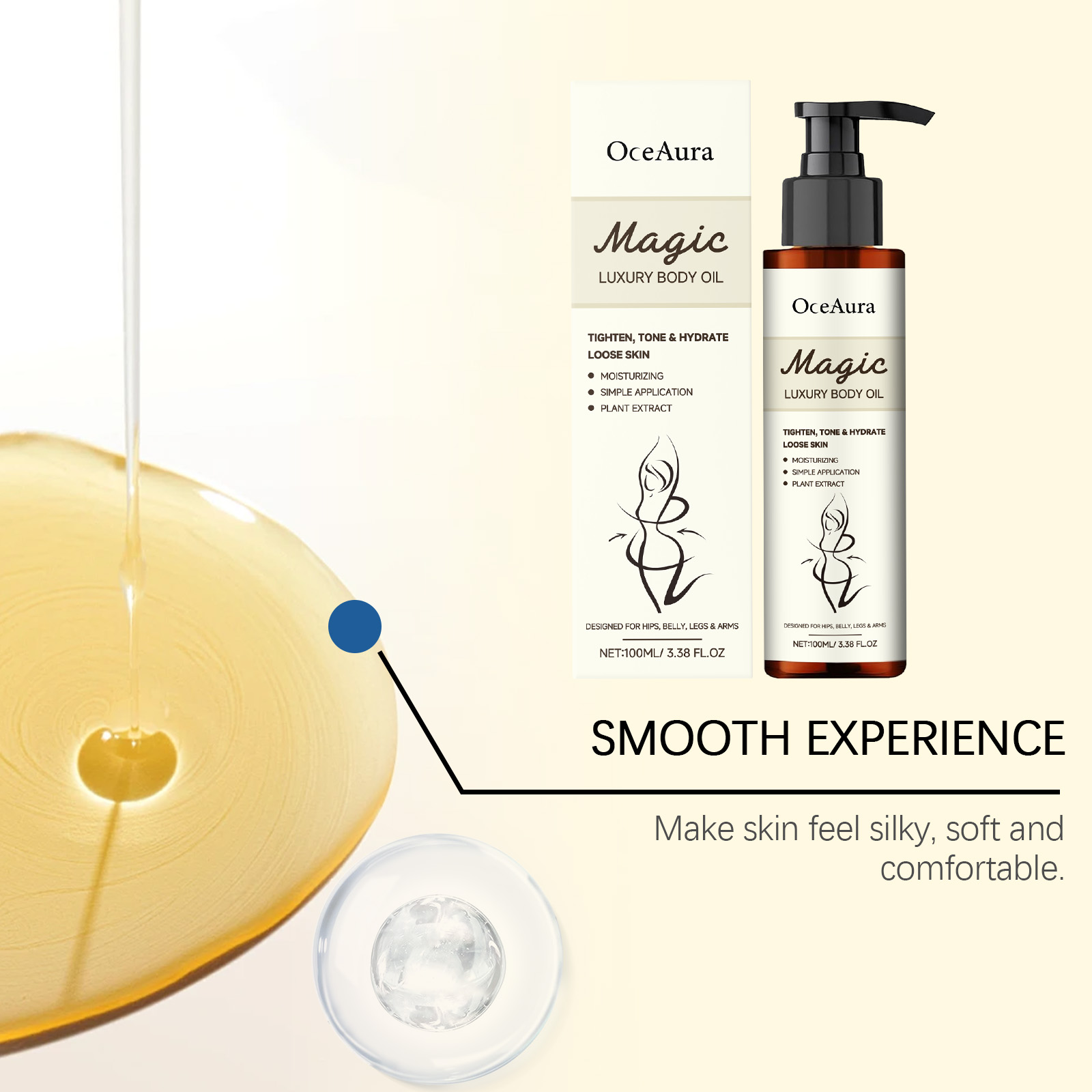 น้ำมันบำรุงผิวหรูหรา Magic Bod - Luxury Skincare Oil บทวิจารณ์และราคา