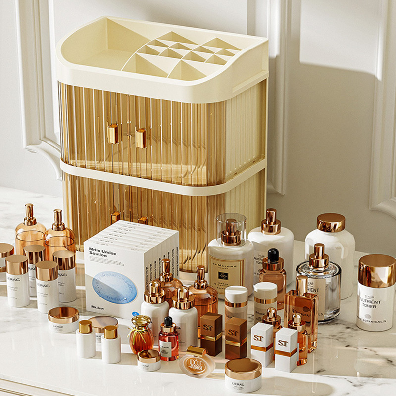 กล่องเก็บเครื่องสำอางกล่องเก็บ - Luxury Skincare Aesthetic บทวิจารณ์และราคา
