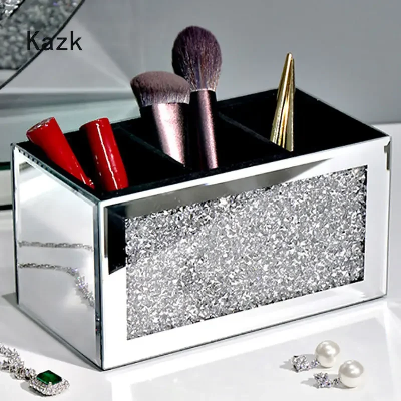 หรูหราเพชรฝังถาดเก็บแก้วตกแต่ง - Luxury Skincare Aesthetic บทวิจารณ์และราคา