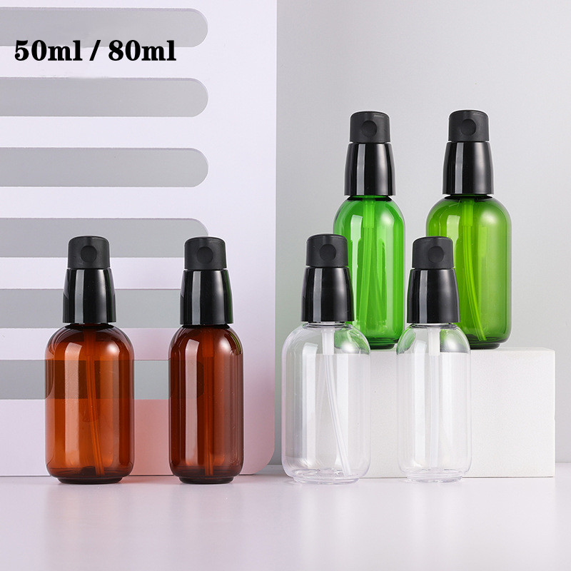 ขวดโลชั่นพลาสติก PET สีเขียวใส - Luxury Skincare Cleanser บทวิจารณ์และราคา
