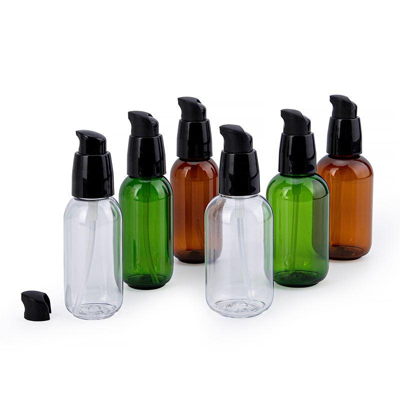 ขวดโลชั่นพลาสติก PET สีเขียวใส - Luxury Skincare Cleanser บทวิจารณ์และราคา